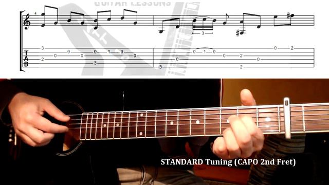 One Of Us FINGERSTYLE / FINGERPICKING Joan Osborne ACOUSTIC GUITAR LESSON TUTORIAL with TABS