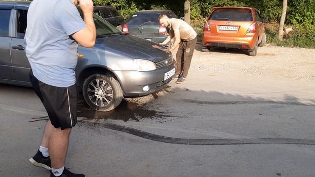 калина зжет  резину