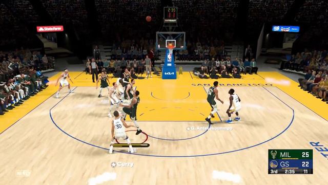 NBA 2K23 PC Gameplay  Giannis vs Curry  Bucks vs Warriors  nba2k23