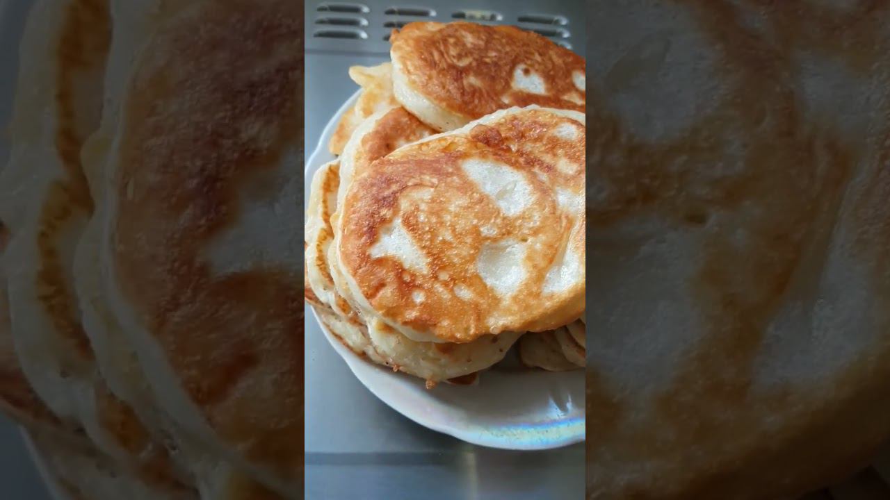 Воздушные ОЛАДЬИ  на кефире ! #shorts #pancakes #bonappetit