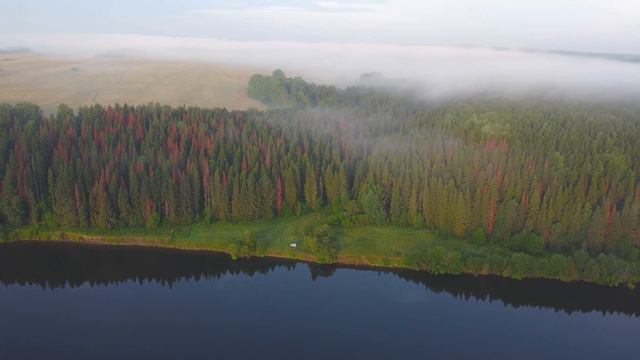 Река Сылва. Туманное утро