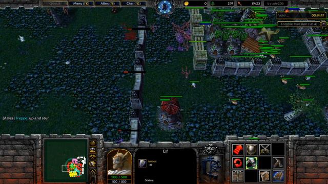 Warcraft 3 : Zombie Invasion #1 หน้าใหม่ใจรักบี้