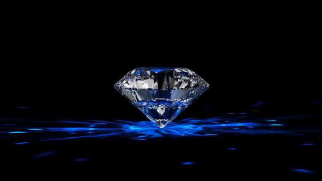 Сверкающий Кристалл Бриллиант | Shiny Sparkling Crystal Structure Diamond - Живые Обои