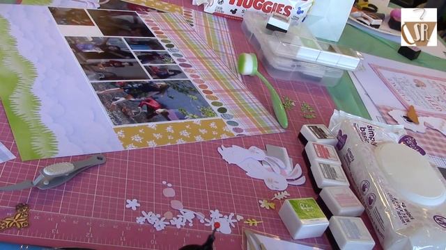"Easter 2021" | The Scraproom Kit Club | Scrapbook Process