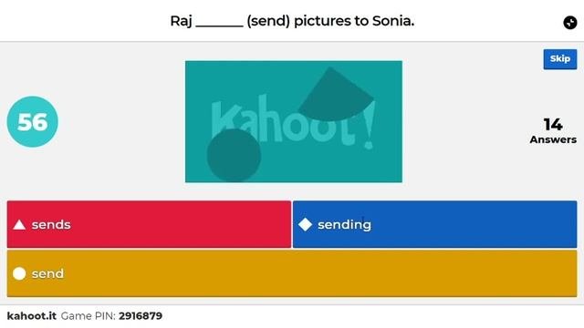 KAHOOT! ONLINE TOURNAMENT- 47 Simple Present Tense