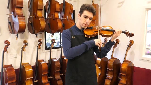 German-made Helmut Illner SIR-B violin demonstration