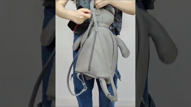 Новинка!!! Уникальный рюкзак мишка "Тёма Грей" удобный рюкзак из высококачественной экокожи.