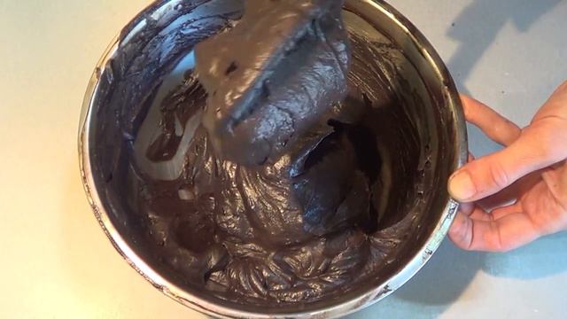 Черный-Крем для покрытия торта и декорирования
