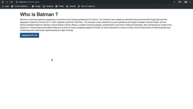Laravel PDF Generator Example | HTML To PDF | Download PDF Button