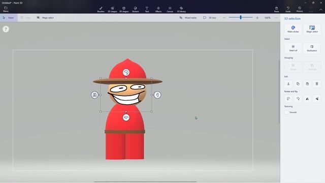 How To Make Expunged In 3D Paint [Cheating, Unfairness, Exbungo, True]