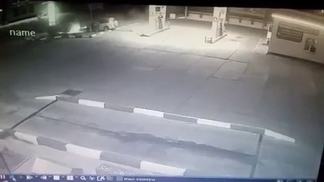 Машина въехала в АЗС в Чите