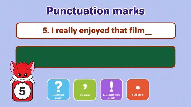 English Quiz For Kids | Punctuation | Learn English for Kids