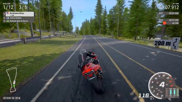 Ride 4 CAREER PT. 5 Race, 1992 Honda NR 750 @ Imatra (PS4 Pro)