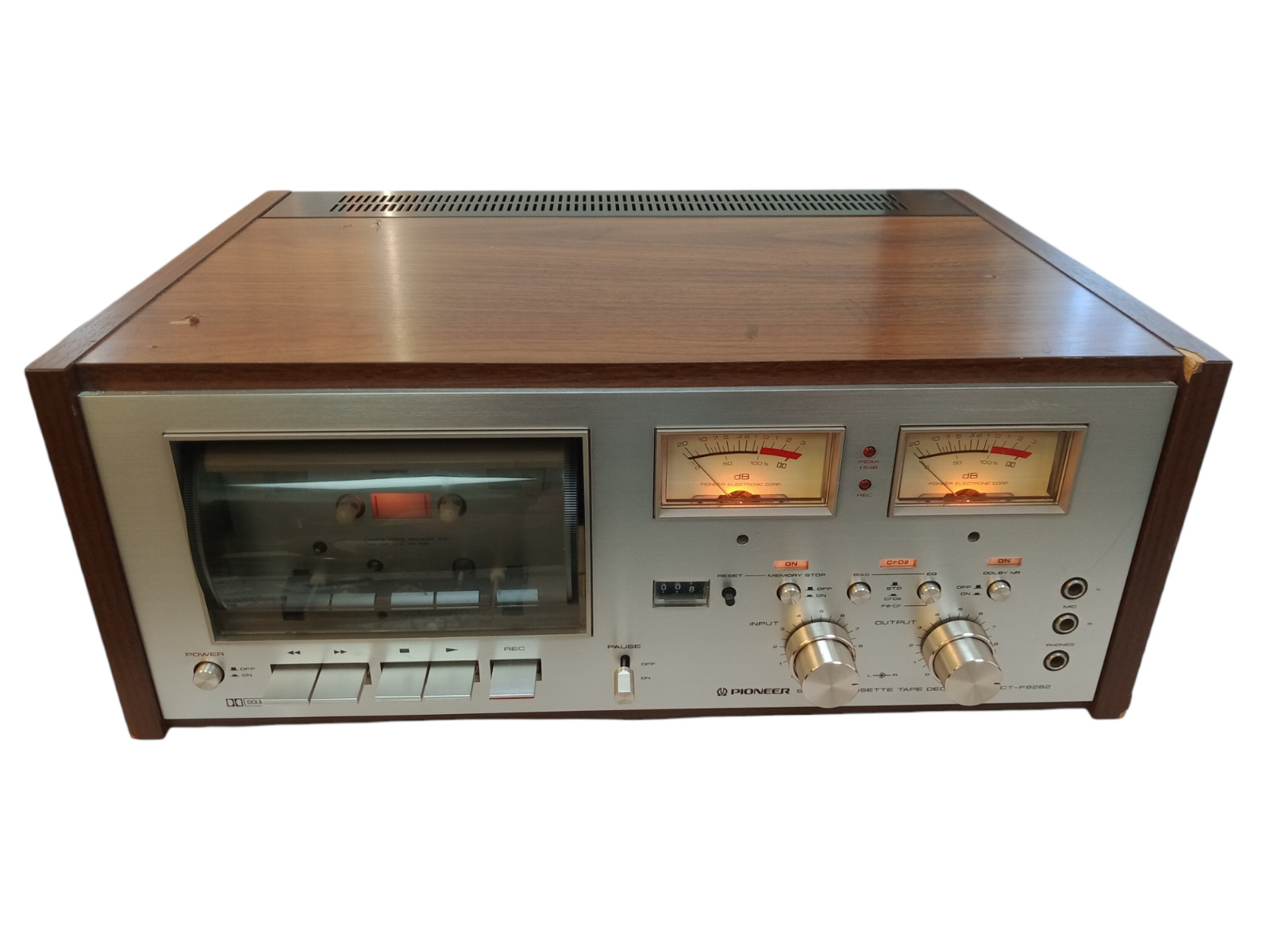 Винтажный стереокассетный проигрыватель YAMAHA K-960 Natural Sound Серебристый-Япония-1976-год
