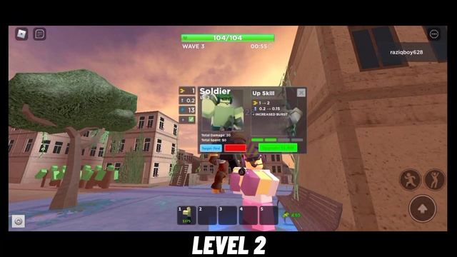 REVIEW PARTY SOLDIERSKINRoblox TDS video
