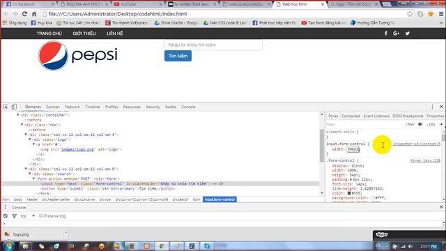 Hướng dẫn html phần 1 - code phần header