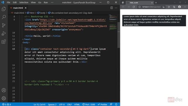 Bootstrap Colors  Lecture 28  Bootstrap for beginners