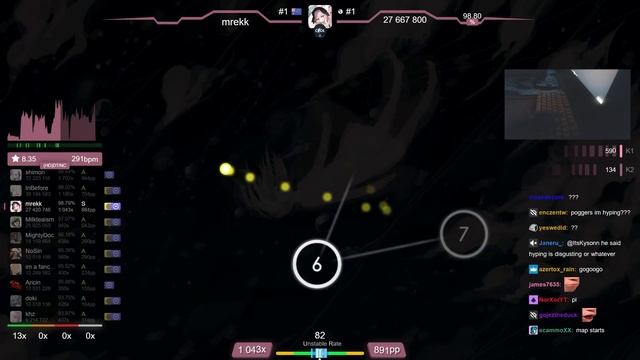? 9.1⭐ mrekk | cillia - Fairytale, [Promise] +HDDT 98.52% (#1 1015pp 3❌) - osu!