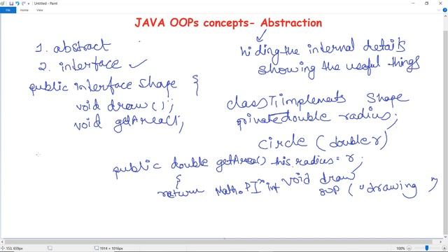 What is Abstraction in OOPs Java? | Abstraction in Java with example | Goeduhub