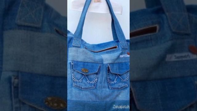 Most Trendy And Elegant Denim Shoulder Handbags Ideas