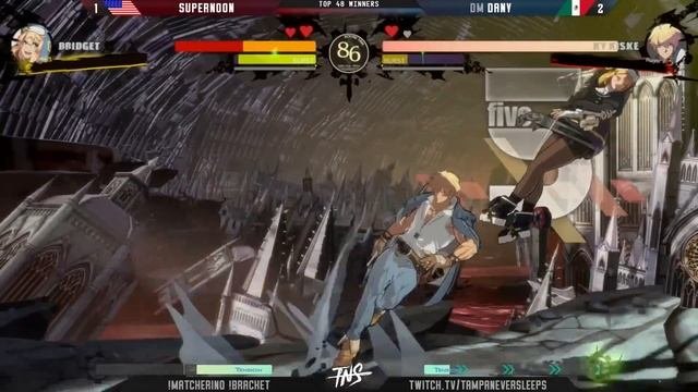 TNS Strive Tourney 93 Goldlewis Bedman? Millia Bridget Pools Top 8 Guilty Gear