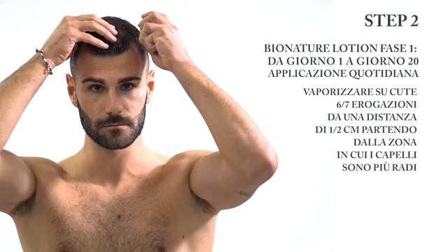 Trattamento Anti-Caduta uomo BioNature 60 Days Treatment EMMEBI ITALIA con 3HC Stimulation Complex