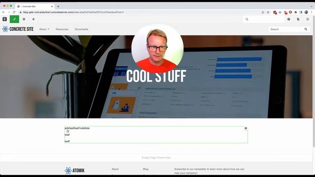 The basics of managing a site in Concrete CMS version 9