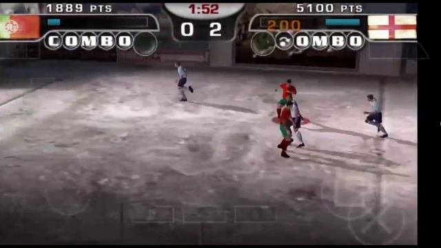Fifa Street 2 on PSP.Уличный футбол