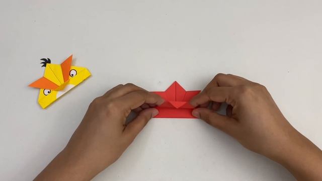 DIY Paper ANGRY BIRDS Corner Bookmark  Angry Birds Craft  Paper Craft  Origami Angry Birds