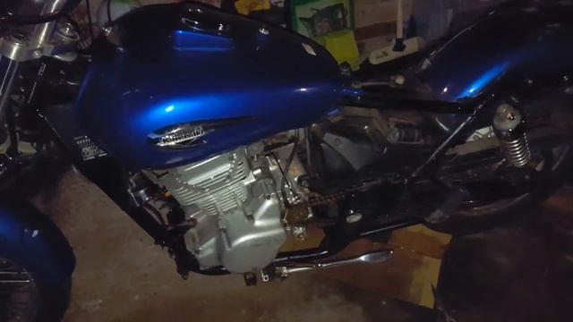 Kawasaki 125 cc  Cобираем в кучуно что то пошло не так  Влог