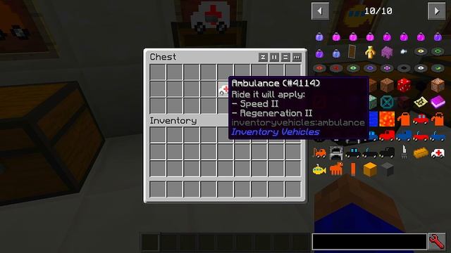 Minecraft Mods: " Inventory Vehicles Mod 1.12.2 "