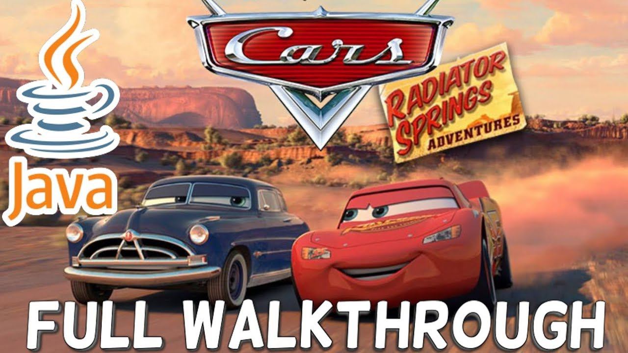 Cars: Radiator Springs 500 JAVA GAME (Disney Mobile 2007 year) FULL WALKTHROUGH