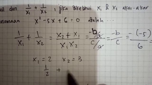 1/x1 + 1/x2