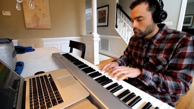 Freestyle Jam on GarageBand M-Audio Keystation 88es