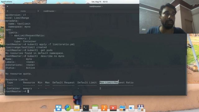42. Kubernetes (In Hindi) : What is Max Limit/Request Ratio in LimitRange