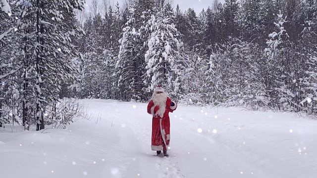 Дед Мороз Для Любы со снегом.mp4