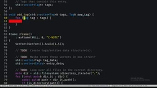 A NEW BEGINNING | C++ GUI File-tagging and sorting program | 001