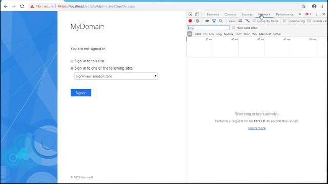 How can I use the AWS CLI to call and store SAML credentials?