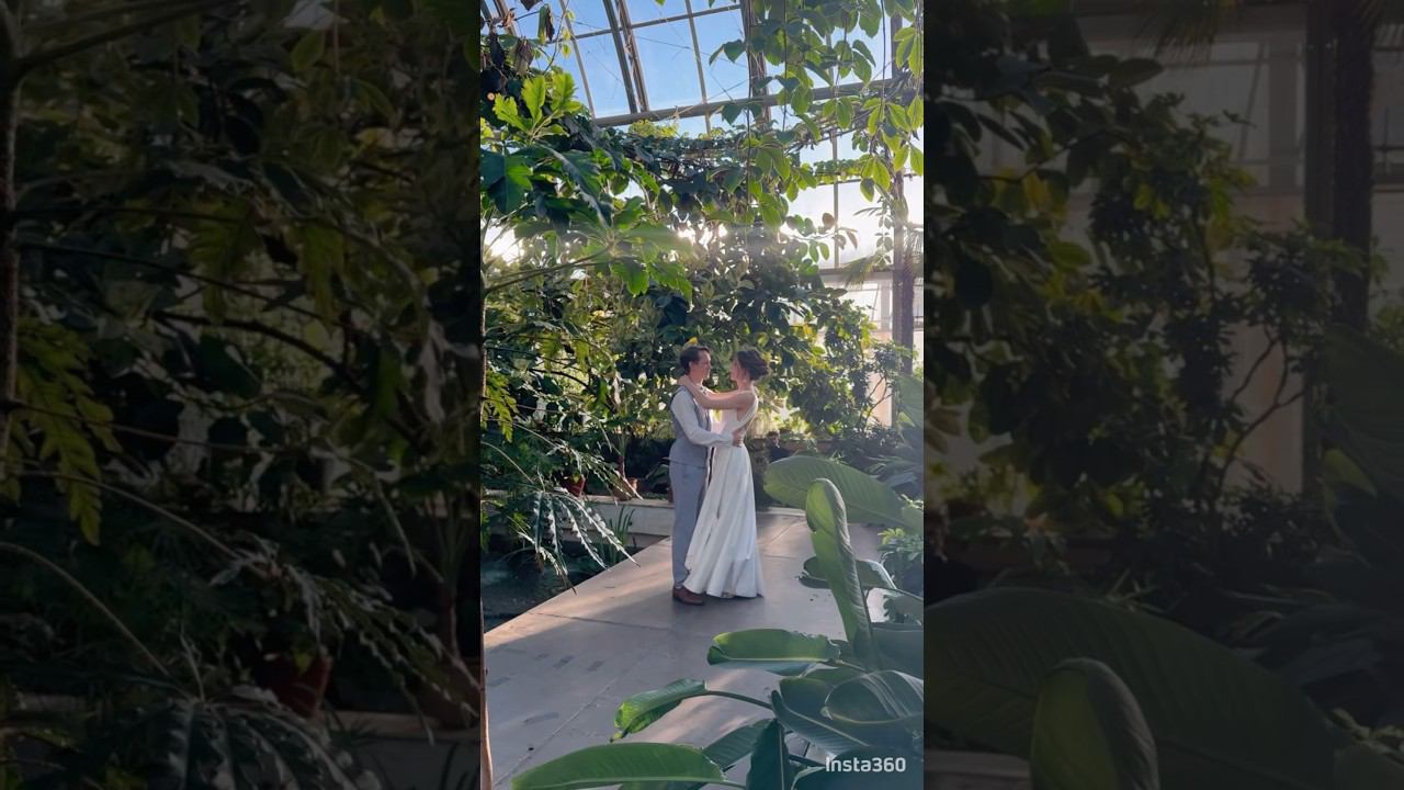 Свадьба в оранжерее