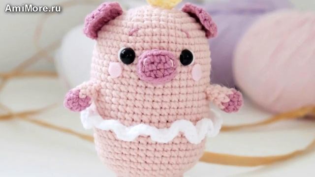 Амигуруми: схема Свинки Поппи. Игрушки вязаные крючком - Free Crochet Patterns.