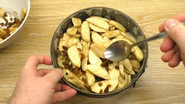 Deutscher Apfelkuchen! Einfach und leicht zuzubereiten, schnelles und leckeres Rezept #105