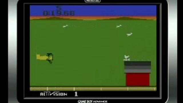 Barnstorming Atari 2600 game easy mode speedrun