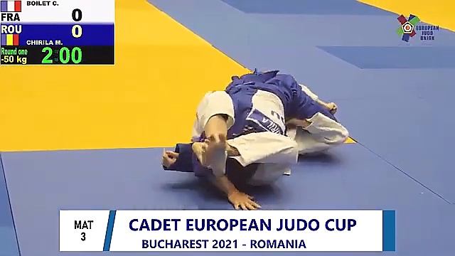 50kg  15  CHIRILA  Mihnea (ROU) * 2021 Cadet European Judo Cup Bucharest  Romania