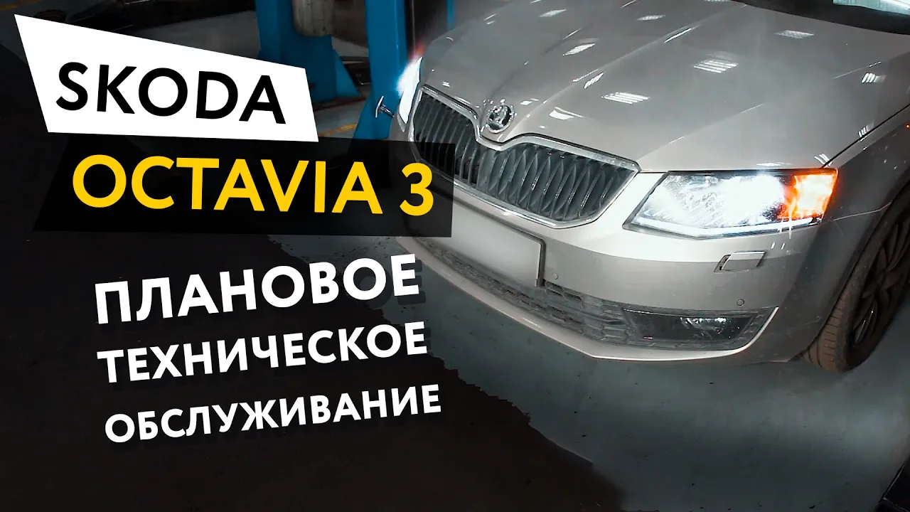 Плановое техническое обслуживание автомобиля Skoda Oсtavia 3 1,4 TSI