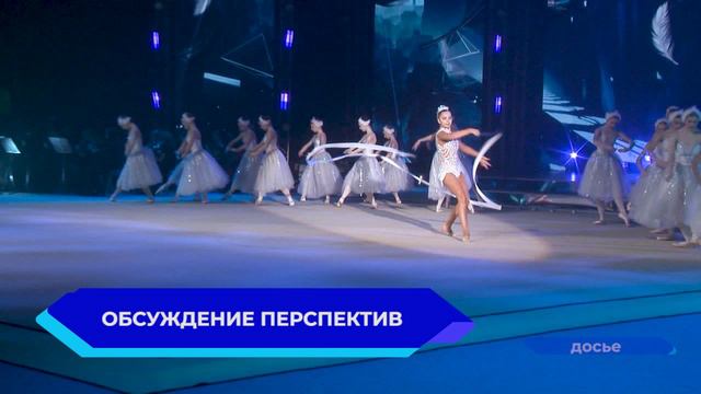 Глеб Никитин встретился с гимнастами Ариной Авериной и Алексеем Немовым