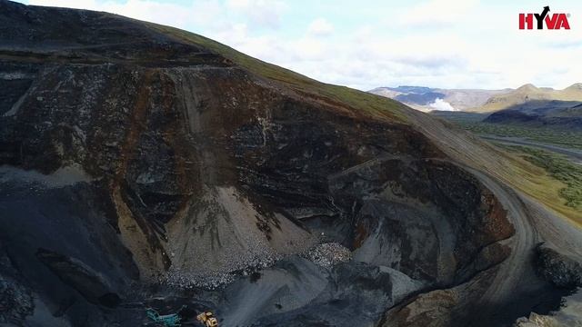 MAN tipper with HYVA hydraulic in beautiful Iceland