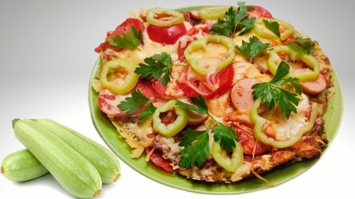 Пальчики оближешь: полезная пицца из кабачков на сковороде за 10 минут!