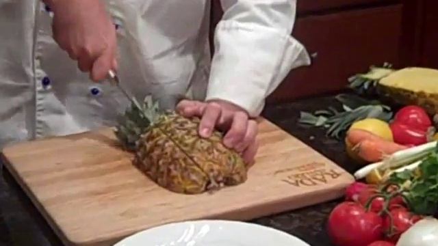 How To Cut A Pineapple (Video) | RadaCutlery.com