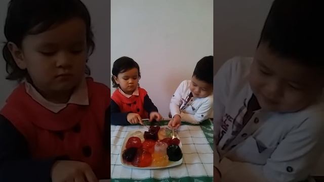 Айкоша Обаяшка.Aikosha Obaiashka.ВЛОГ.Челлендж Желе разноцветное.Мармелад домашний детский.