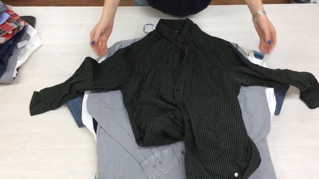 стм43. Рубашки мужские сток Colin's дефект